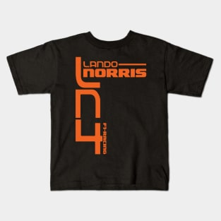 Lando Norris LN4 Grand Prix F1 Racing Driver Kids T-Shirt